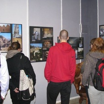 the vernissage for exhibition Travelling with the Olive